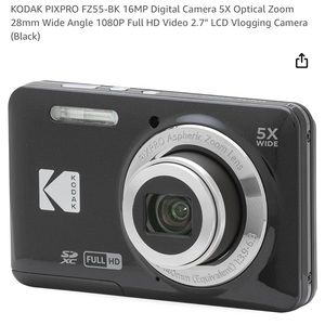 KODAK PIXPRO FZ55-BK VLOGGING CAMERA